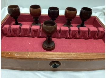 Little Mahogany Goblets