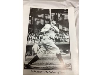 Babe Ruth The Sultan Of Swat Poster