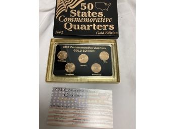 2002 50 States Commemorative Quarters Gold Edition