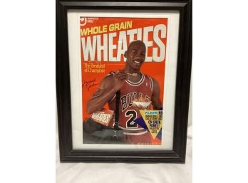 Framed Michael Jordan Wheaties Box