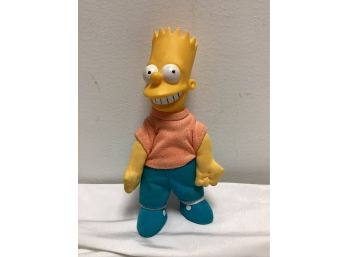 1990's Bart Simpson Plush Doll - Mattel