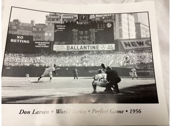 Don Larsen - World Series - Perfect Game 1956 Poster