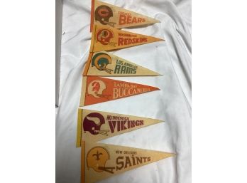 Vintage NFL Mini Pennants Lot