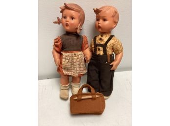 Vintage Rubber Hummel Dolls