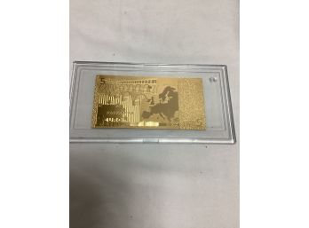 24k Plated Euro