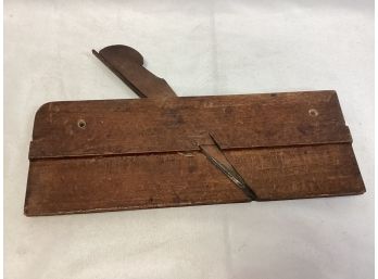 Antique J.L. Straub Wooden Molding Plane