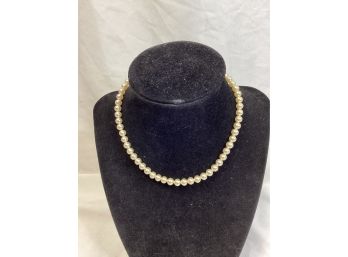 Faux Pearl Necklace