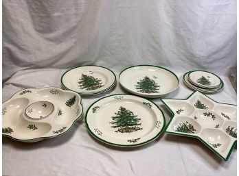 Spode Christmas Tree Serving Dishes