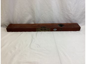 Vintage Wooden Stanley Tool Level