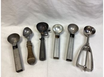 Vintage Metal Ice Cream Scoop Lot