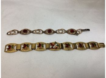 Two Vintage Costume Bracelets