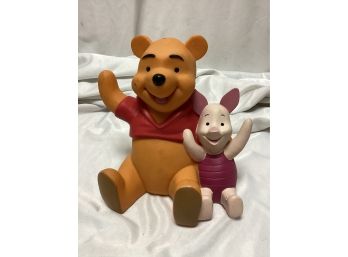 Walt Disney Winnie The Pooh & Piglet Vinyl Bank