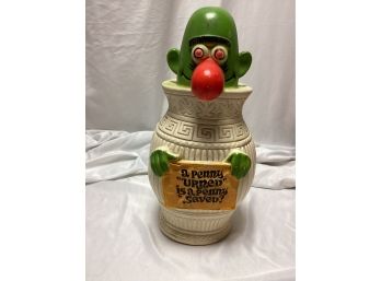 1971 Pay Pal Plastic Monster Urn Piggy Bank