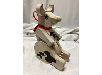 Maine Made Wooden Cow Bank