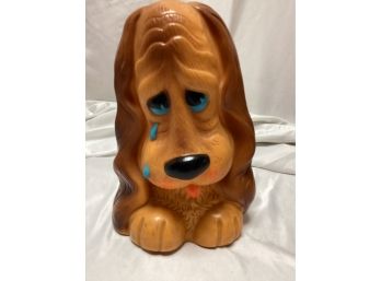 Russ Berrie Blow Mold Dog Bank