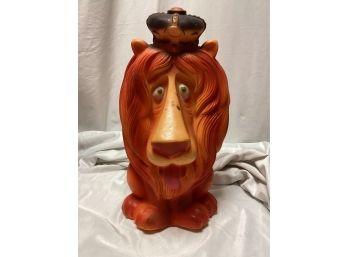 1971 Sad Lion Play Pal Plastics Bank