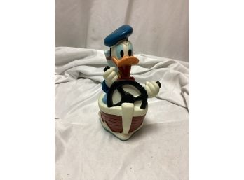 1970s Walt Disney Donald Duck Vinyl Bank