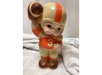 1974 Russ Berrie Football Player Vinyl Bank