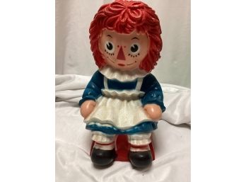 1972 Raggedy Anne Vinyl Bank