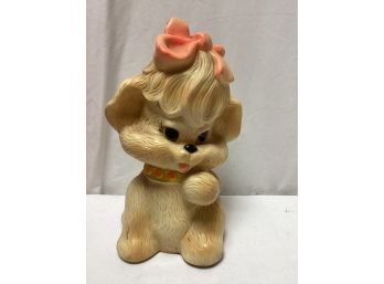 1970s Russ Berrie Puppy Dog Vinyl Bank