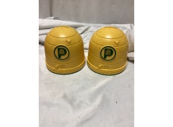 Pair Of Provident Bank Advertising Bee Hive Banks