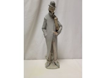 Lladro Porcelain Figurine - Old Man With Violin Matte Finish