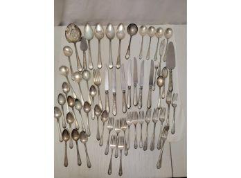 55pc Treasure Sterling Silver Flatware Set