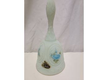 Blue Satin Fenton Bell