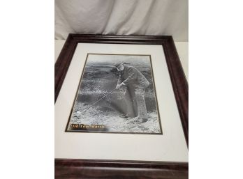 Old Tom Morris Framed Photograph