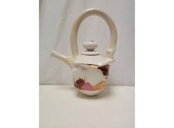 Unique Pottery Teapot