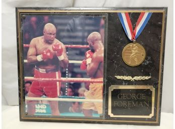 George Foreman Plaque