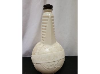 1939 Worlds Fair White Bottle