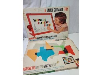 Vintage Magnetic Kids Learning Toys