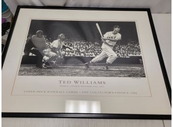 Ted Williams Triple Crown Winner Framed