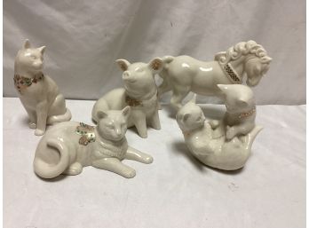 Lenox China Jewels Collection Porcelain Animal Figures Lot