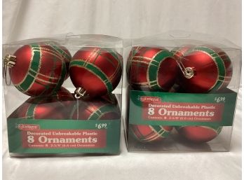 Two Boxes Of Ornaments