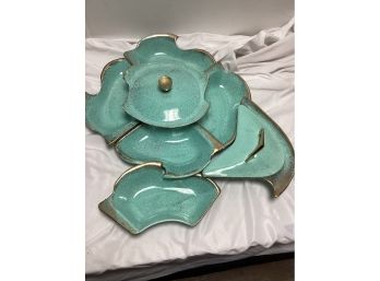 MCM California Pottery Serving Dish - Jetson's Style!