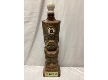 1974 Hawaiian Open Tiki Jim Beam Decanter