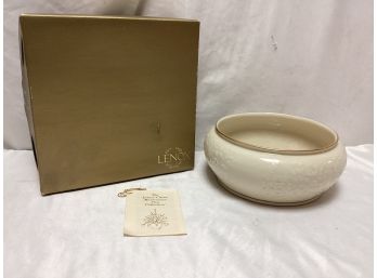 Lenox Masterpiece Flower Bowl W/original Box