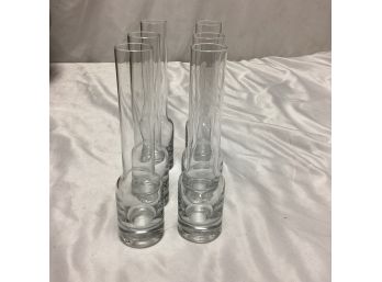 6 Extra Thick Bottom Collins Glasses