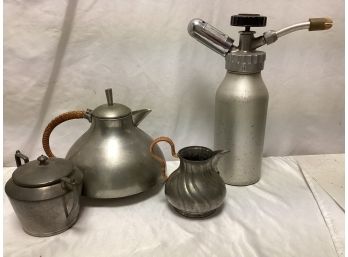 Pewter Lot - Kidde Mfg Co Whip Cream Can