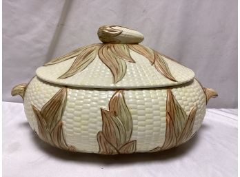 Corn And Leaf Casserole Dish Signed Harry The Greek