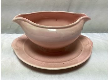 1950s Taylor Smith And Taylor TS&T Lu-ray Pastels Gravy Boat