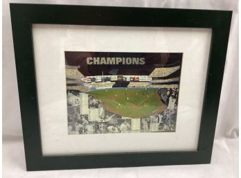 NY Yankees Framed Champions Print