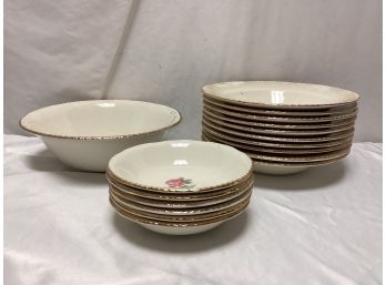 Homer Laughlin Calirose Bowls