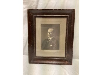 Antique Black & White Framed Signed Photograph - Signed 1801