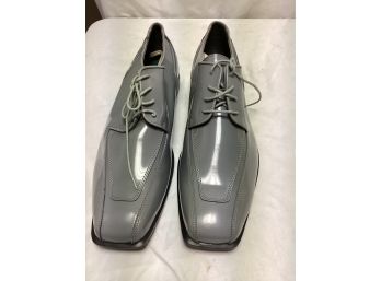 Jean Yves Mens 14M Grey Dress Shoes