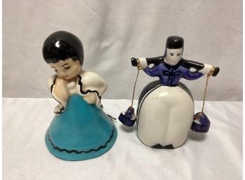 Two Beautiful Porcelain Mini Figures