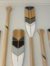 Set Of 7 Decorative Canoe Boat Paddle Oars
