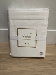 1 Of 4 Pottery Barn Classic Organic Sheet Sets Full Size New In Package